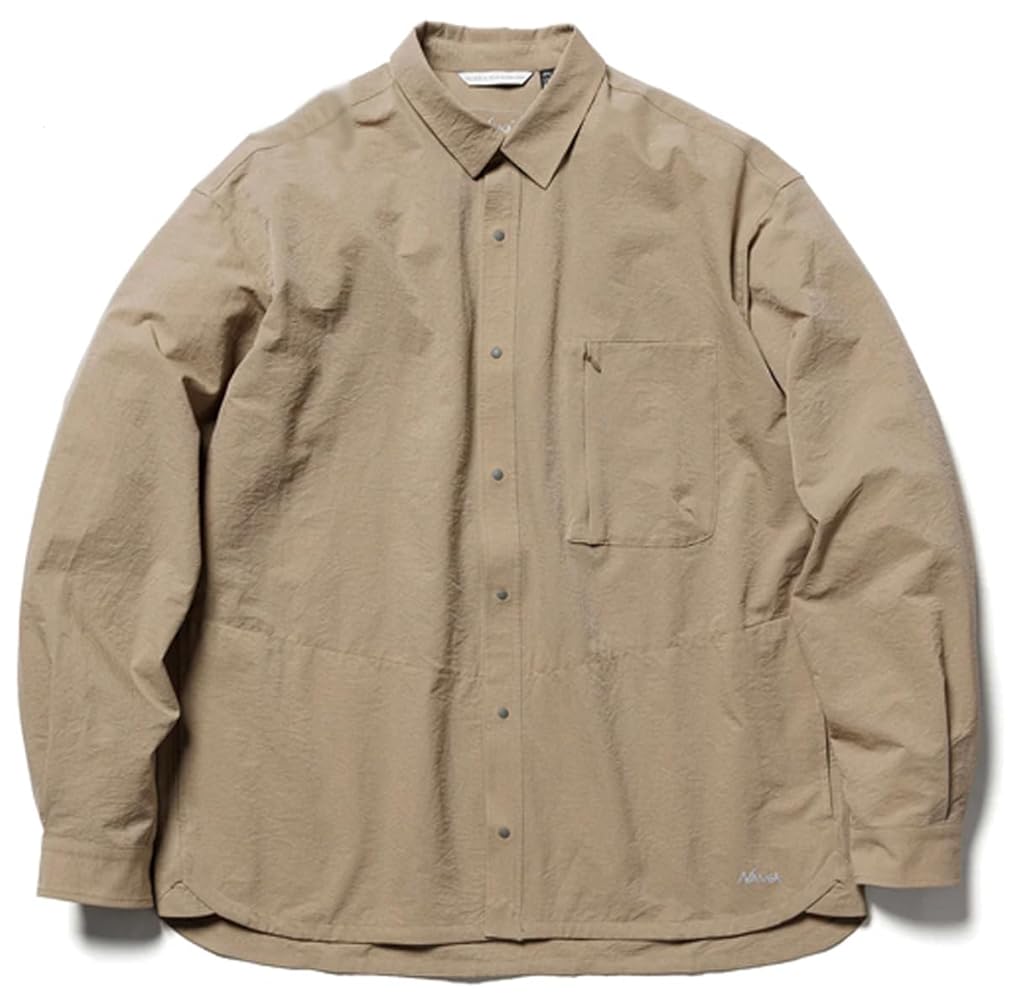 NATAS ナタス　メンズロングスリーブ　Sサイズ NANGA ナンガ ECO HYBRID OVERSIZED L S TEE エコハイブリッド